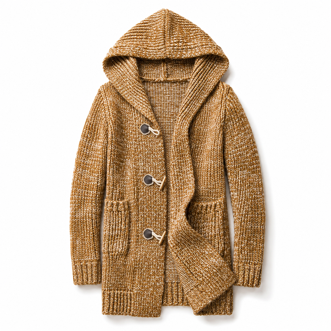 Raevan - Weicher Kapuzen-Cardigan