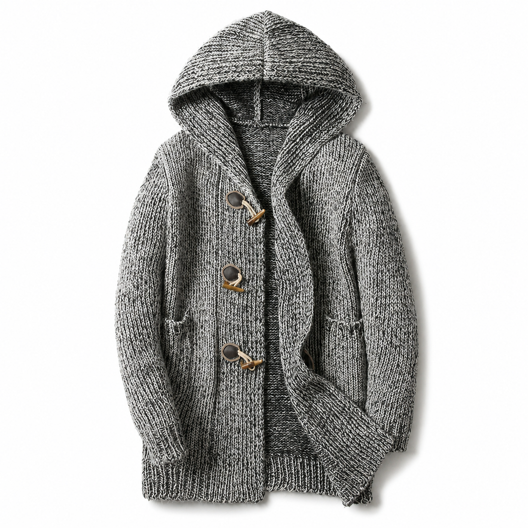 Raevan - Weicher Kapuzen-Cardigan