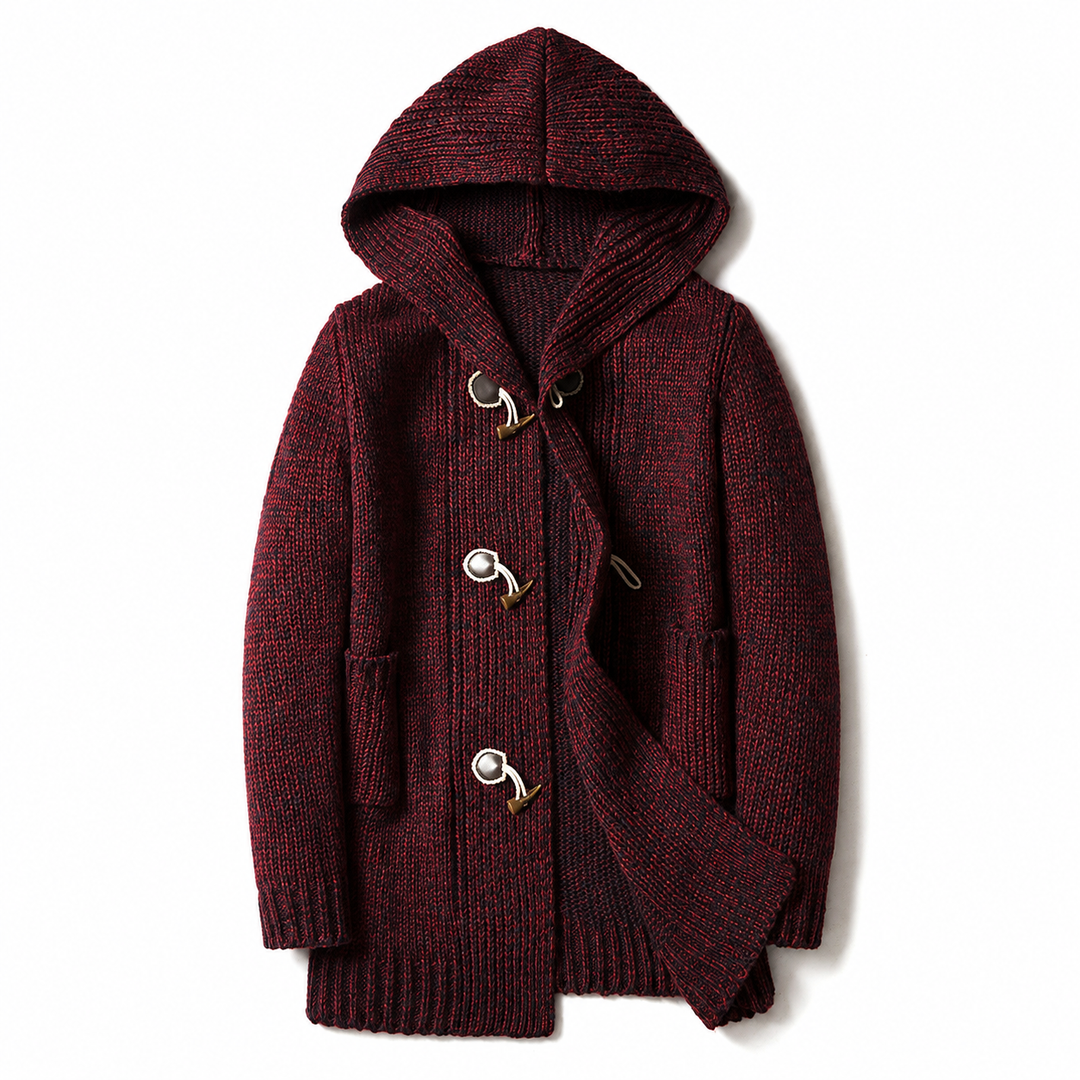 Raevan - Weicher Kapuzen-Cardigan