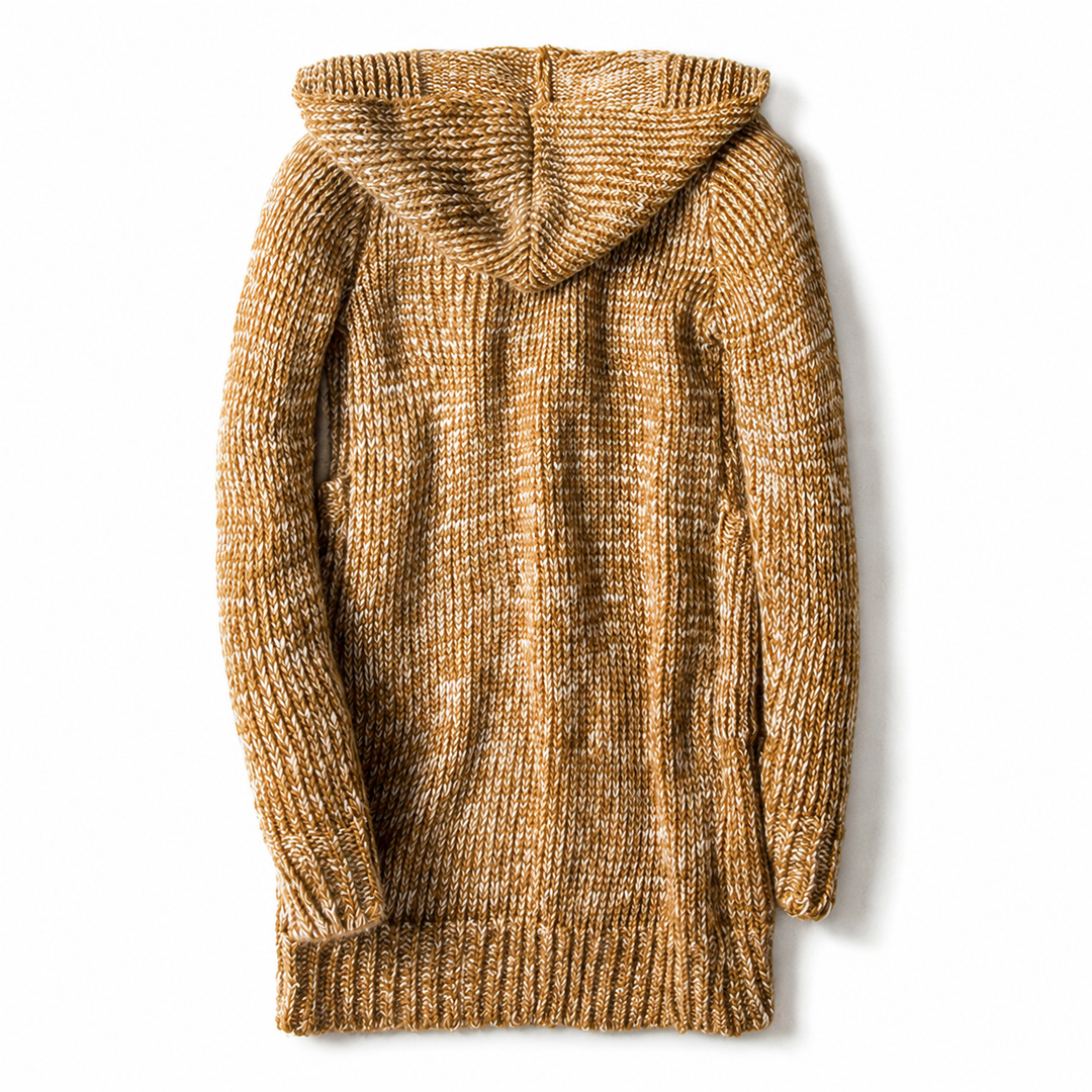 Raevan - Weicher Kapuzen-Cardigan