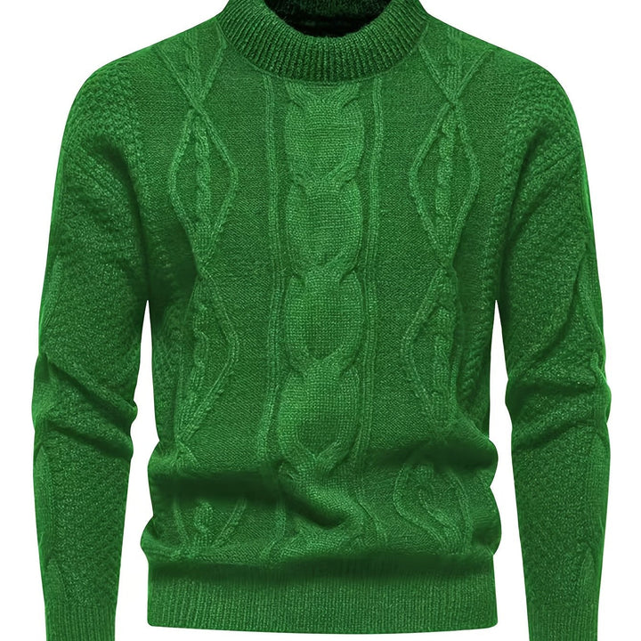 Kael - Strickpullover mit Stehkragen