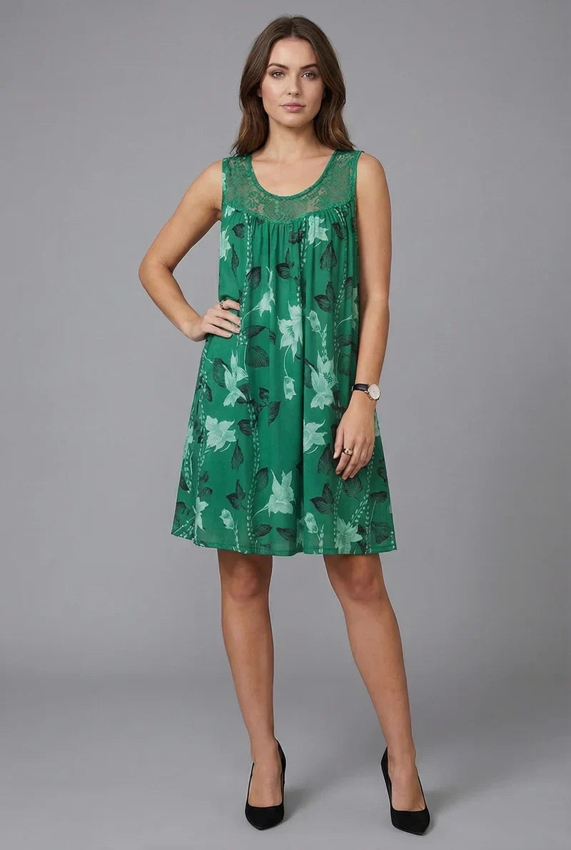 Ariadne - Elegantes Shiftkleid mit floralem Print