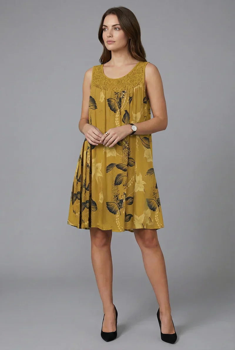 Ariadne - Elegantes Shiftkleid mit floralem Print