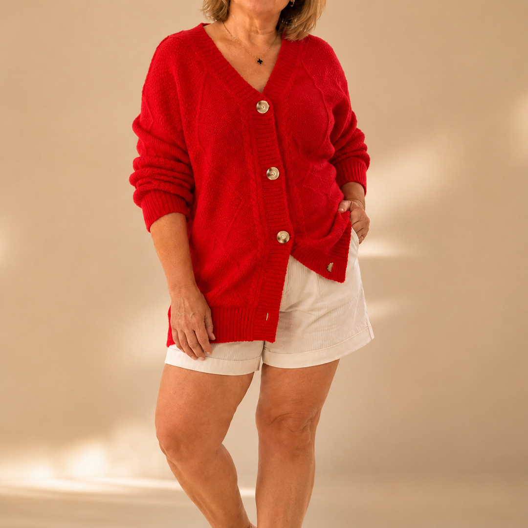Halcyon - Cardigan mit weicher Haptik und Knöpfen
