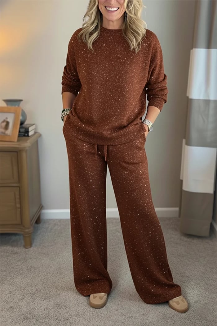 Celia - schimmernder Zweiteiler aus Jacke und Hose