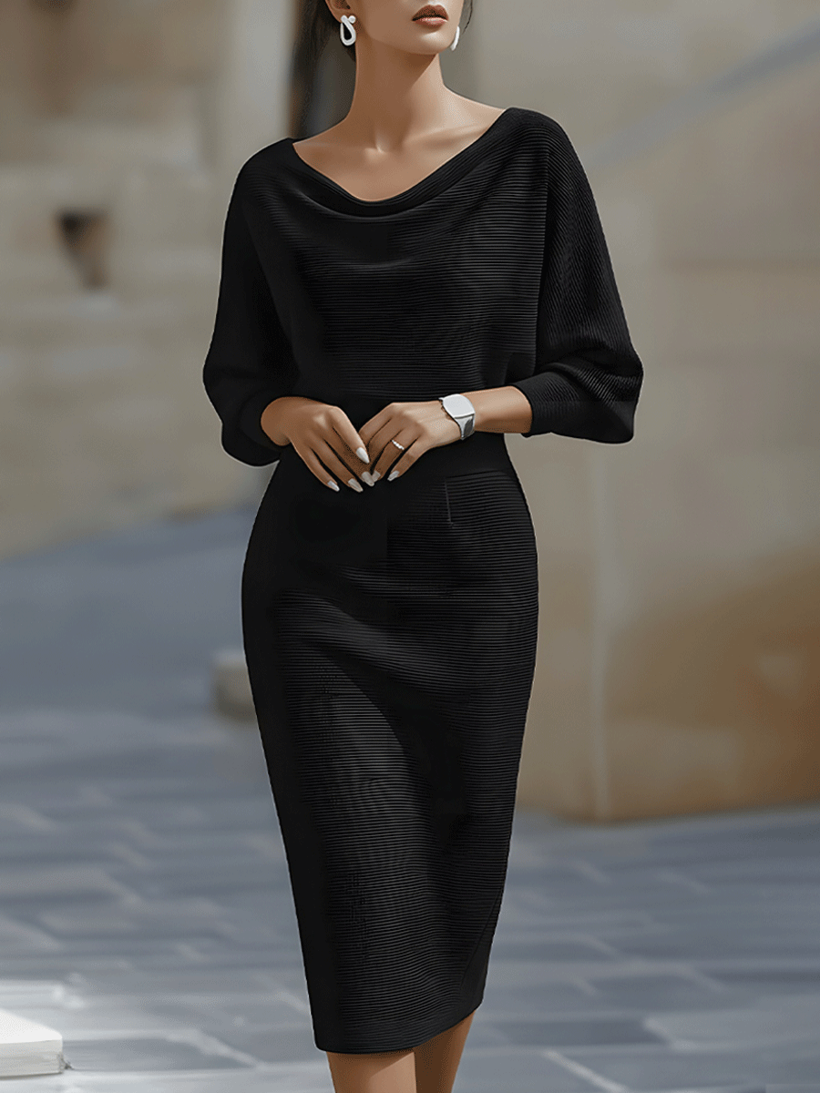 Bellisara - drapiertes Midikleid