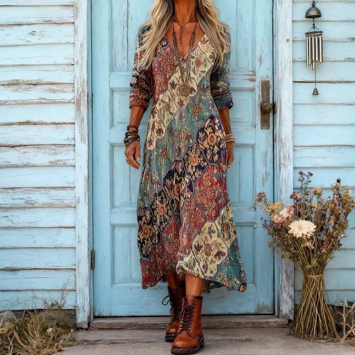 Brialora - Luftiges Sommerkleid in Maxi-Länge