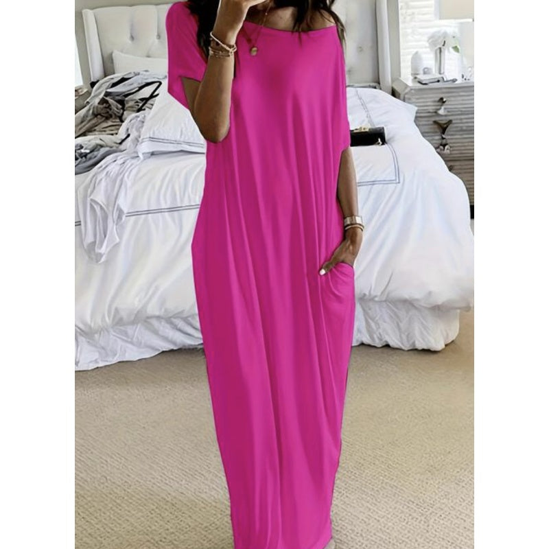 Adalynne - Legeres schulterfreies Maxikleid