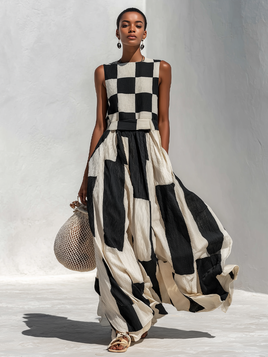 Melisara - Fliessendes Maxikleid