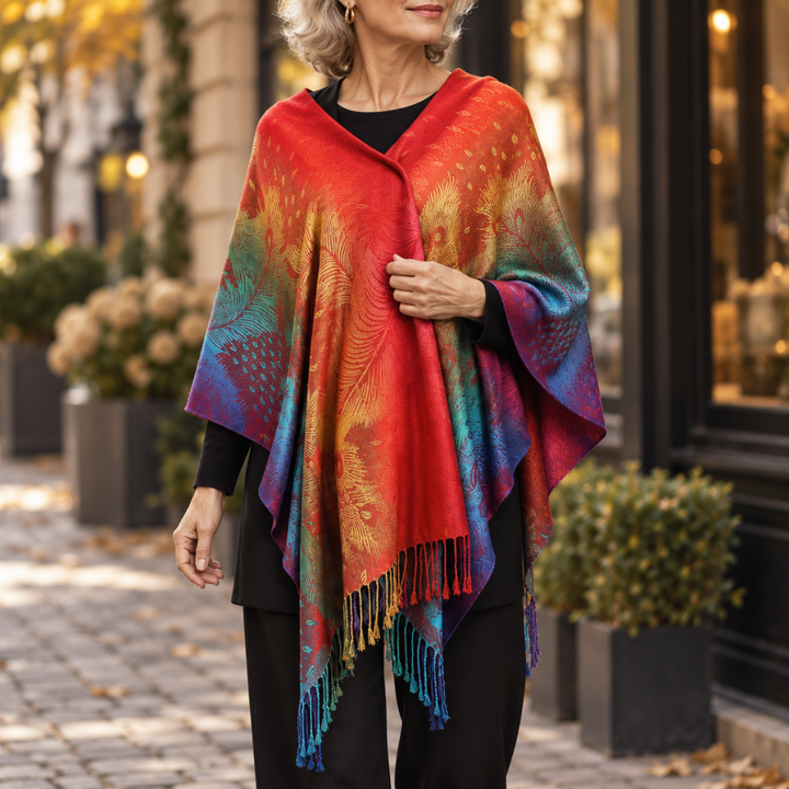 Gia - Weicher Schal mit Farbverlauf