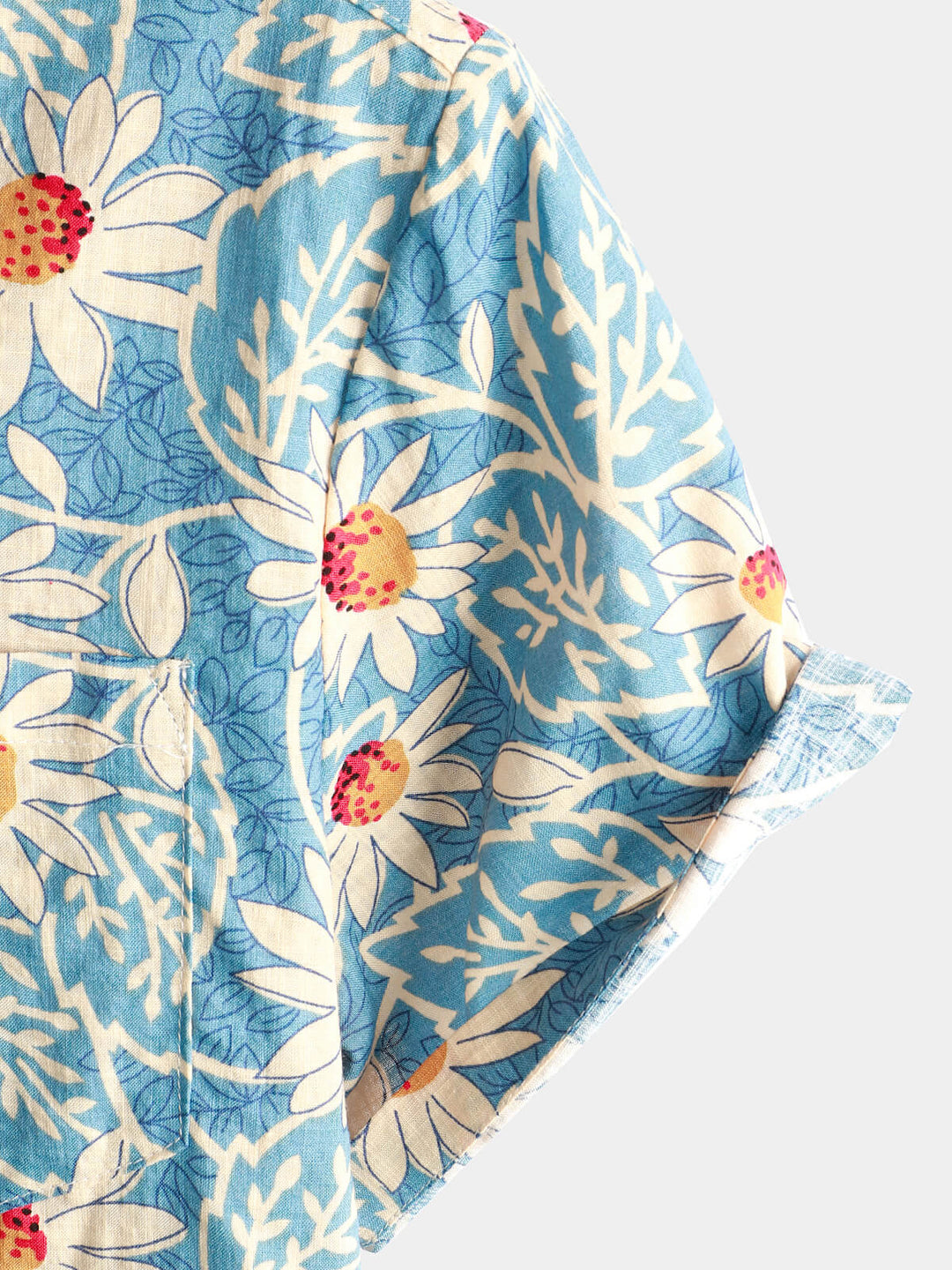 Leoric - Leichtes Kurzarm-T-Shirt mit Blumenprint