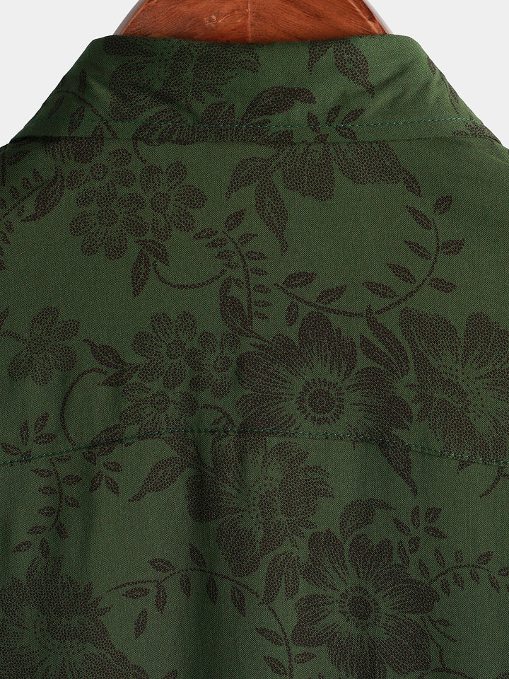 Leoric - Leichtes Kurzarm-T-Shirt mit Blumenprint