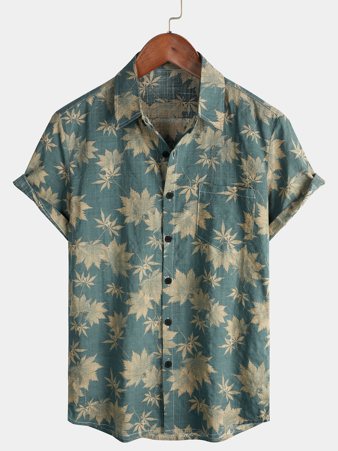 Leoric - Leichtes Kurzarm-T-Shirt mit Blumenprint