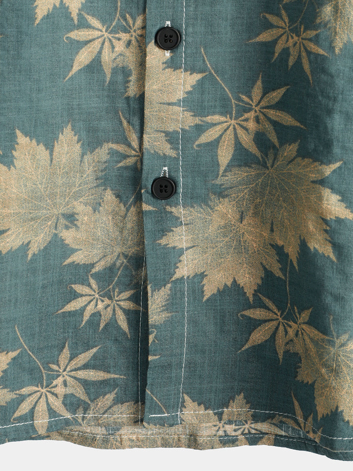 Leoric - Leichtes Kurzarm-T-Shirt mit Blumenprint