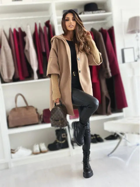 Esteliane - Legerer Cardigan mit Cape-Ärmeln