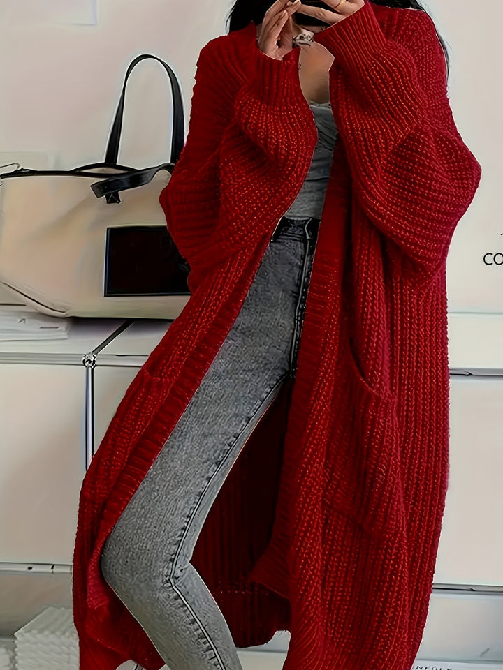 Rosalienne - Weicher Cardigan mit langen Ärmeln