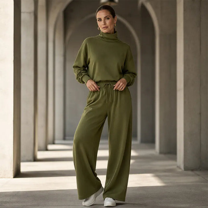 Orianna - Weiches zweiteiliges Set mit Rollkragen