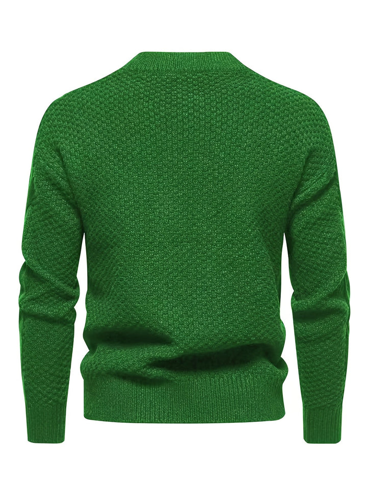 Kael - Strickpullover mit Stehkragen