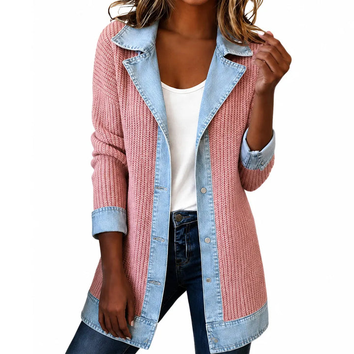 Zyrelle - Lässige Strickjacke mit Knopfleiste