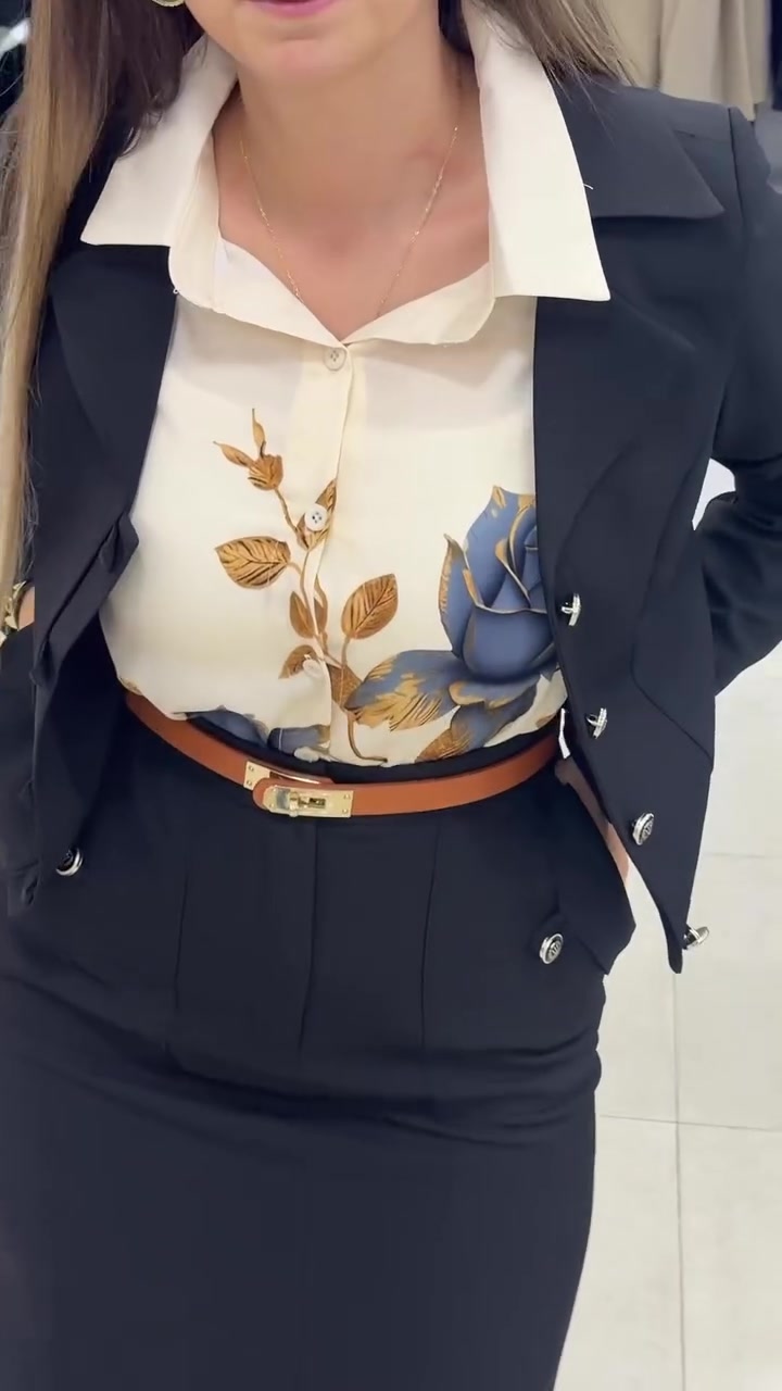 Xavina - Massgeschneidertes zweiteiliges Set aus Blazer und Rock