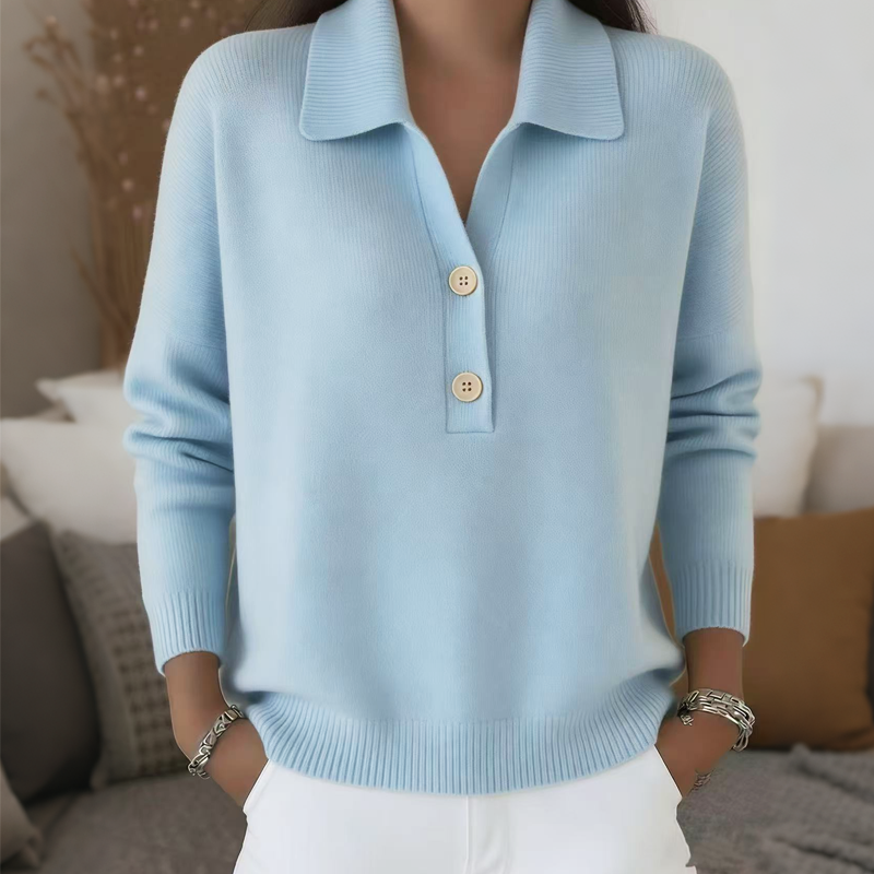 Marcellisse - Kuschelweicher V-Ausschnitt-Pullover