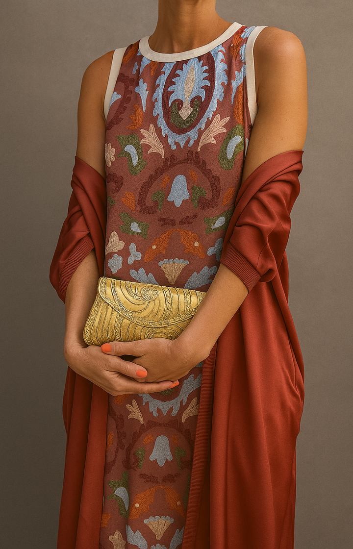 Arlisse - Premium-Zweiteiler: Kleid & Gilet