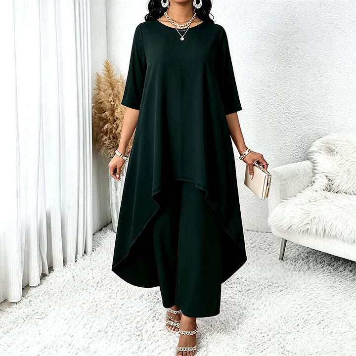 Laurivelle - Soft-Touch Maxikleid in Plus Size