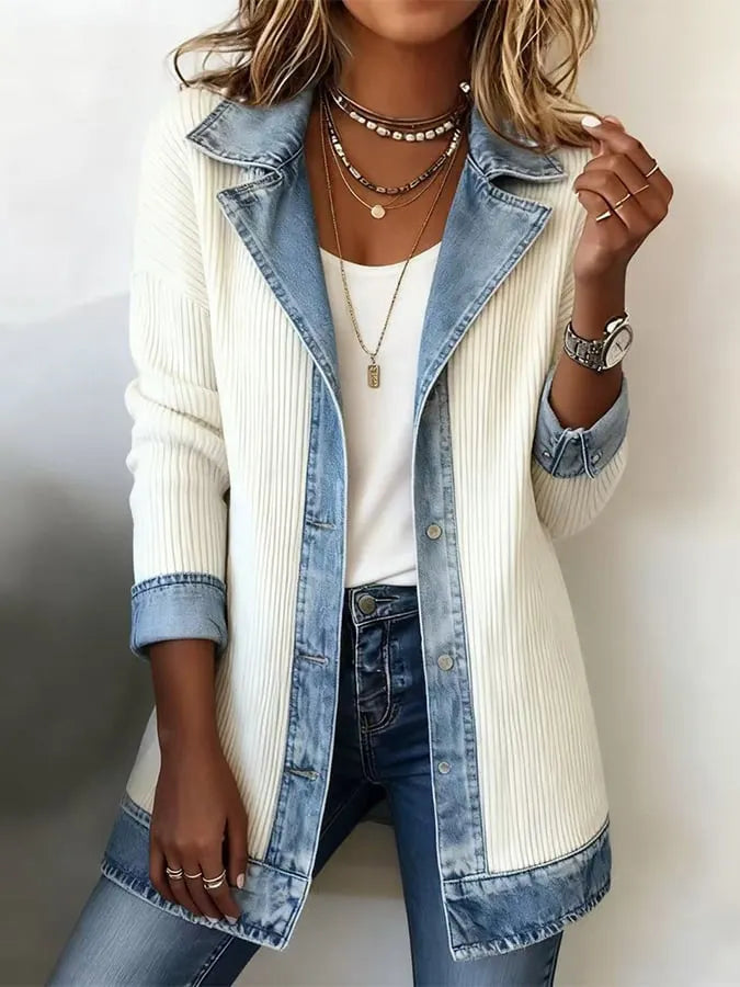 Zyrelle - Lässige Strickjacke mit Knopfleiste