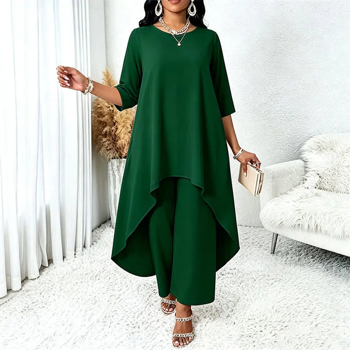 Laurivelle - Soft-Touch Maxikleid in Plus Size