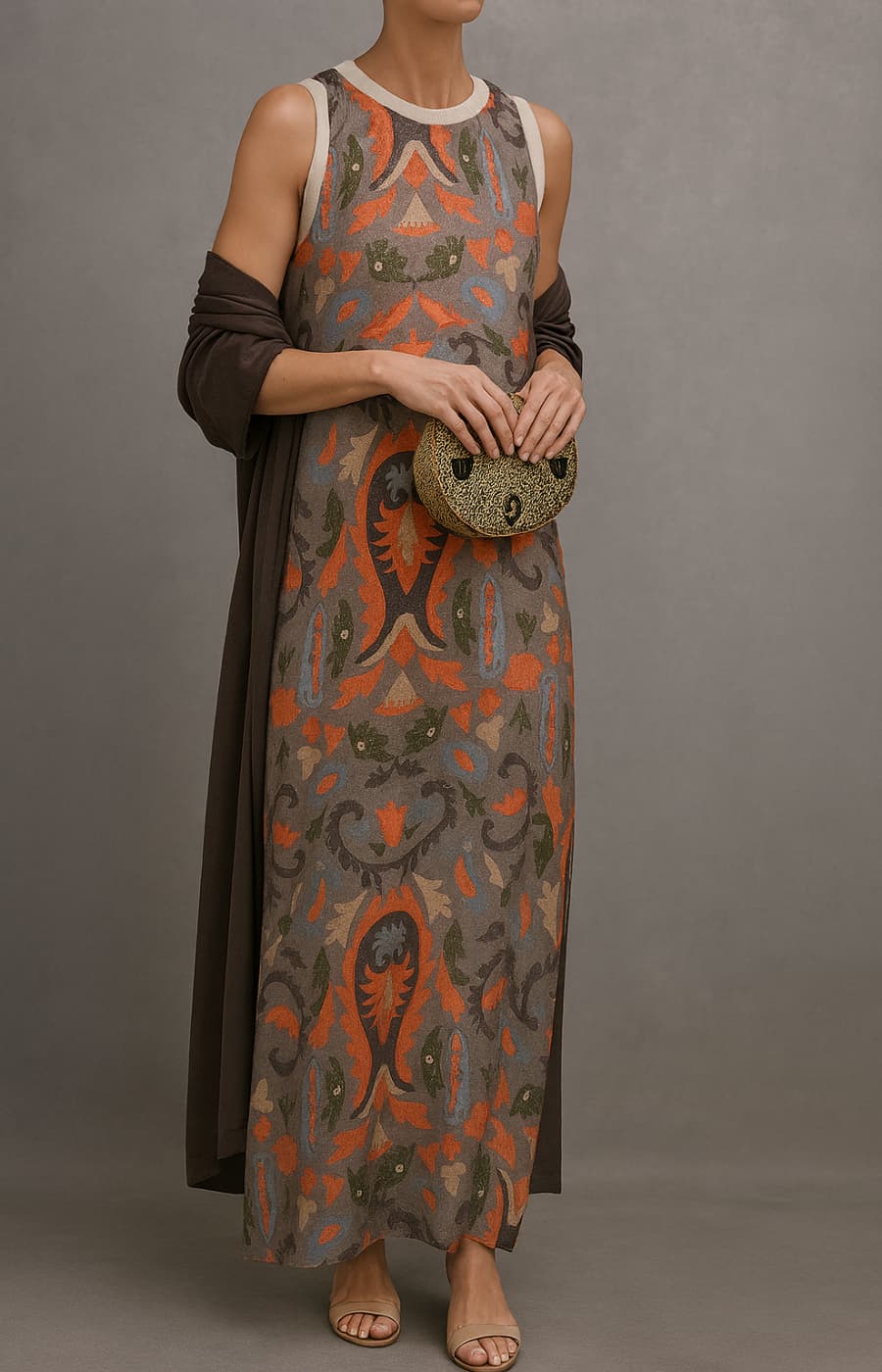 Arlisse - Premium-Zweiteiler: Kleid & Gilet