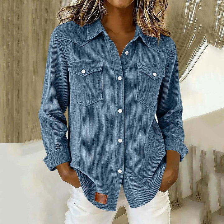 Loredana - Durchgeknöpftes Softtouch-Hemd