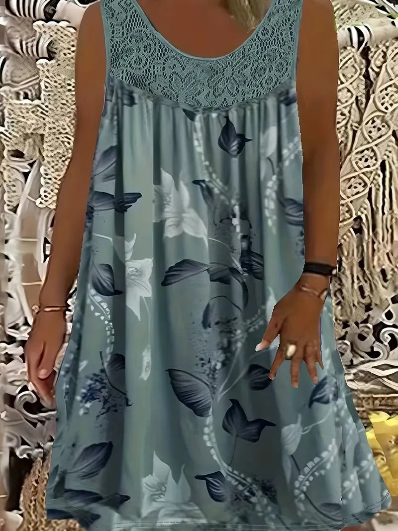 Ariadne - Elegantes Shiftkleid mit floralem Print