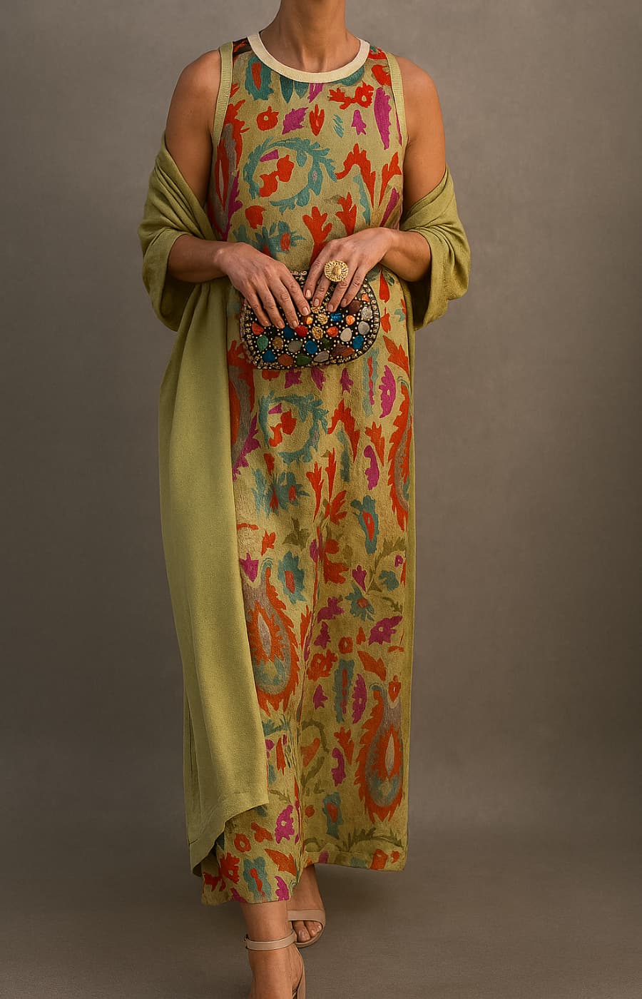 Arlisse - Premium-Zweiteiler: Kleid & Gilet