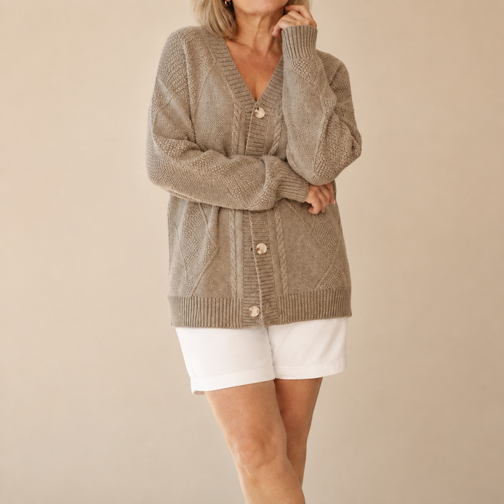 Halcyon - Cardigan mit weicher Haptik und Knöpfen