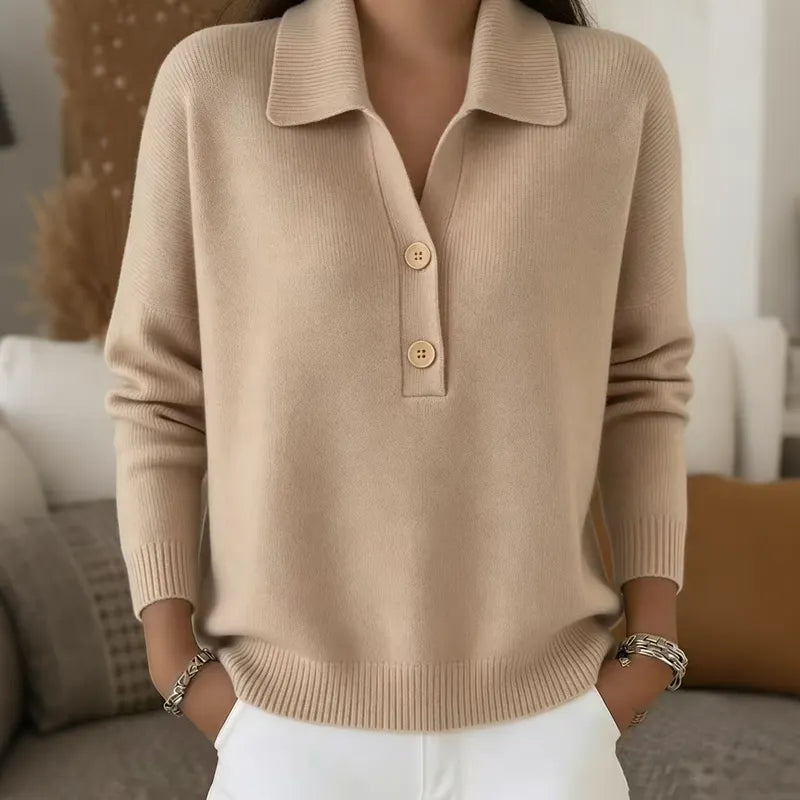 Marcellisse - Kuschelweicher V-Ausschnitt-Pullover