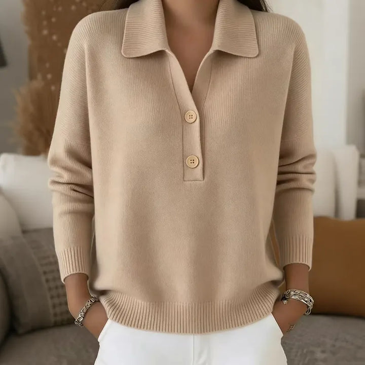 Marcellisse - Kuschelweicher V-Ausschnitt-Pullover