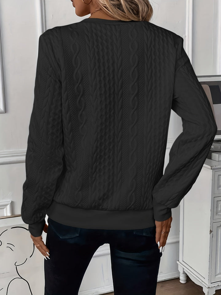 Delorina - Softtouch-Pullover mit Reissverschluss vorn