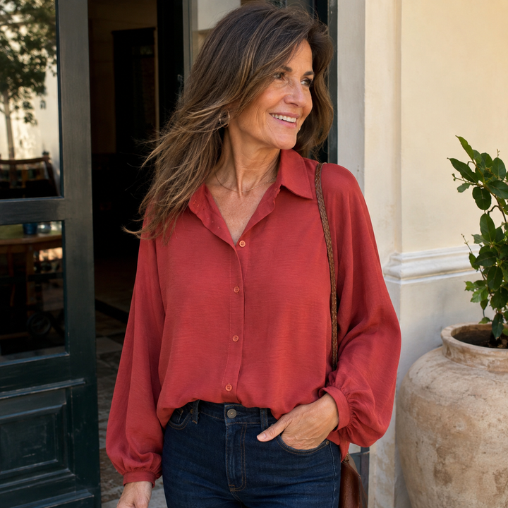 Adorina - Fliessende Bluse