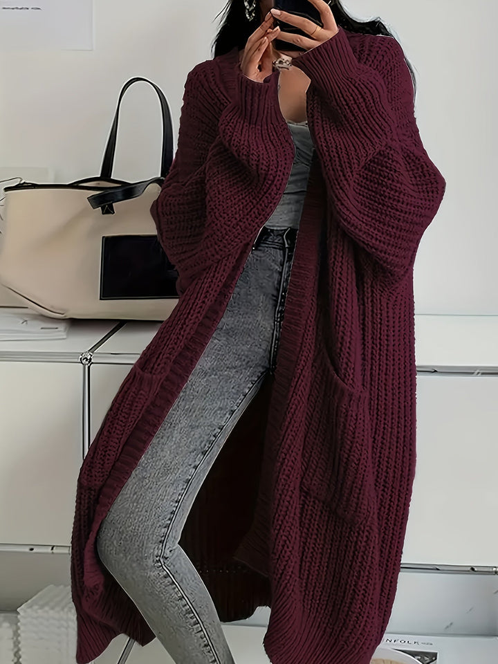 Rosalienne - Weicher Cardigan mit langen Ärmeln