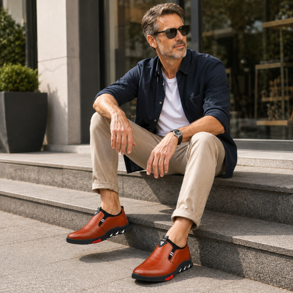 Saevan - Hochwertige leichte rutschfeste Business-Schuhe
