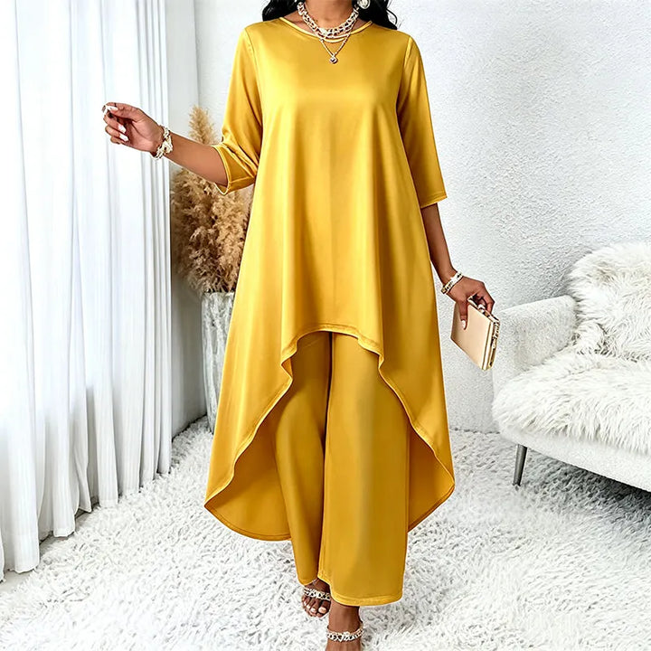 Laurivelle - Soft-Touch Maxikleid in Plus Size