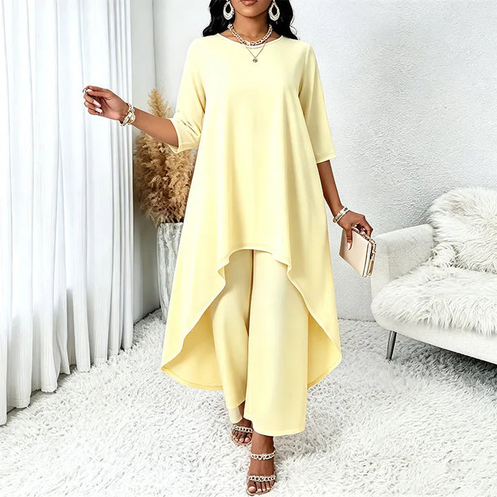 Laurivelle - Soft-Touch Maxikleid in Plus Size
