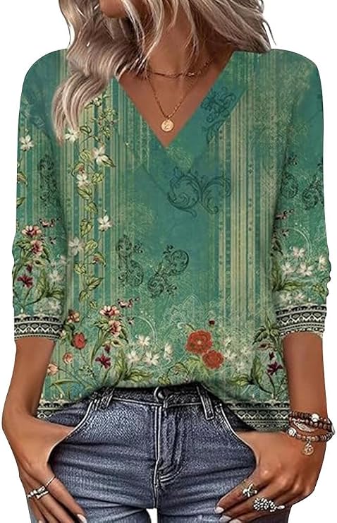 Arianwen - Bluse mit weicher Haptik und V-Ausschnitt