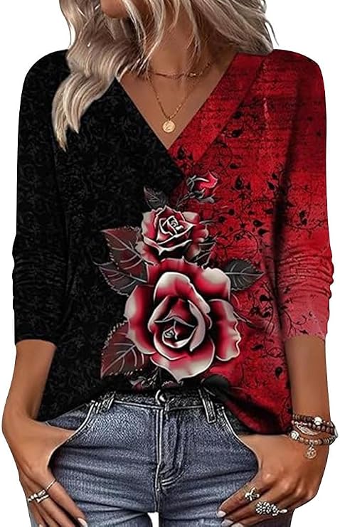 Arianwen - Bluse mit weicher Haptik und V-Ausschnitt