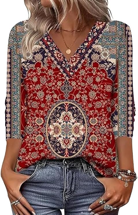 Arianwen - Bluse mit weicher Haptik und V-Ausschnitt