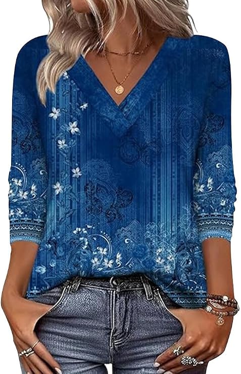 Arianwen - Bluse mit weicher Haptik und V-Ausschnitt
