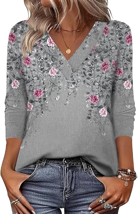 Arianwen - Bluse mit weicher Haptik und V-Ausschnitt