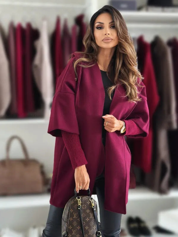 Esteliane - Legerer Cardigan mit Cape-Ärmeln
