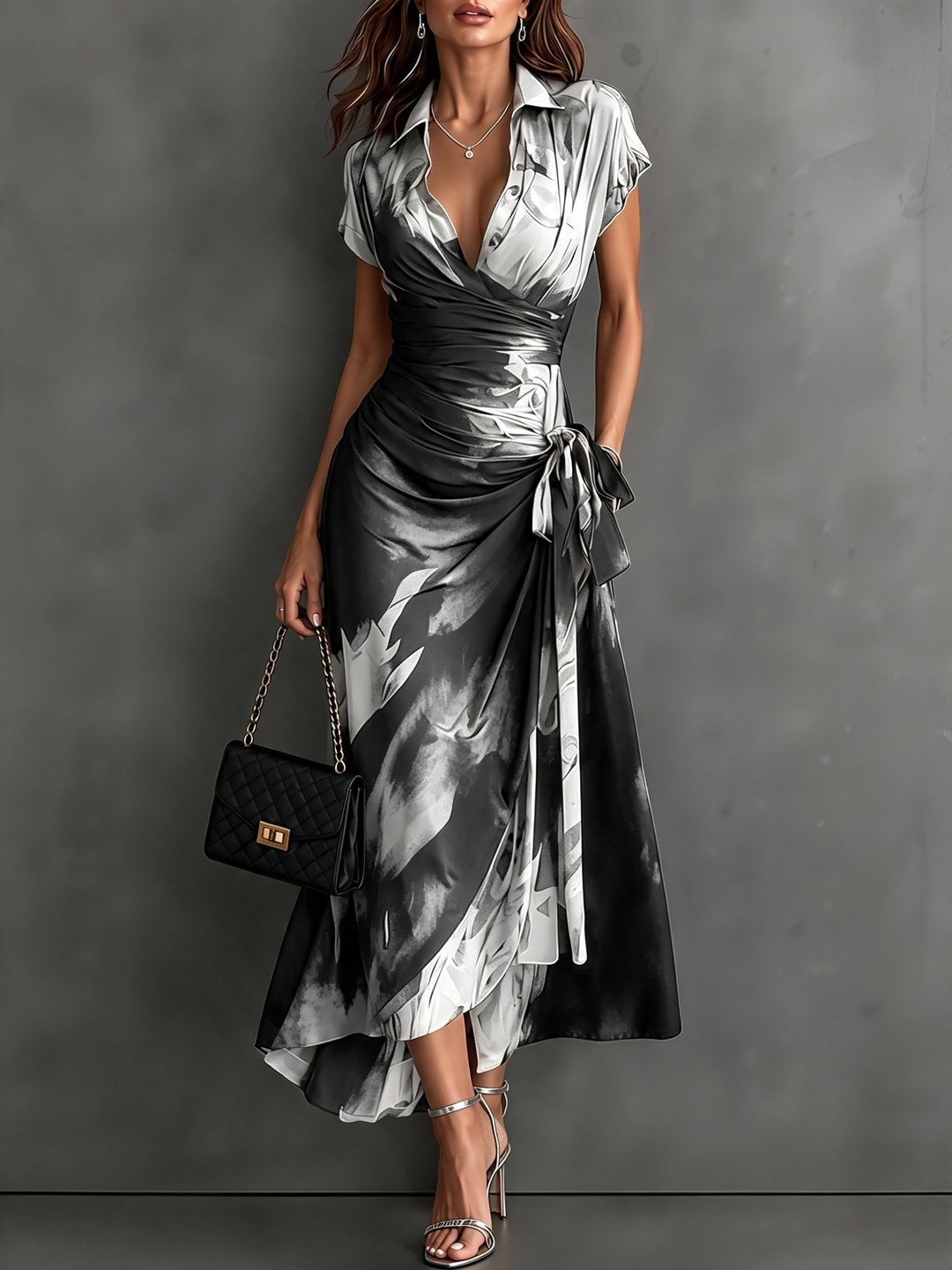 Kaia - Soft-Touch-Wickel-Hemdkleid