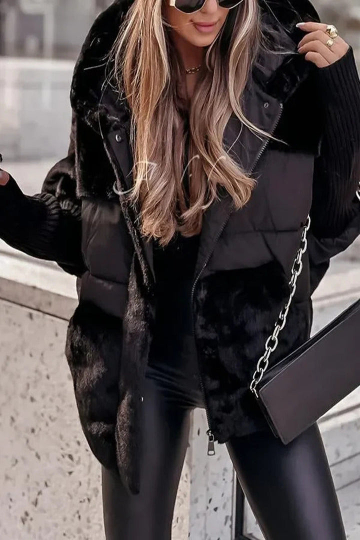Audra - Gefütterte Winterjacke mit Kapuze
